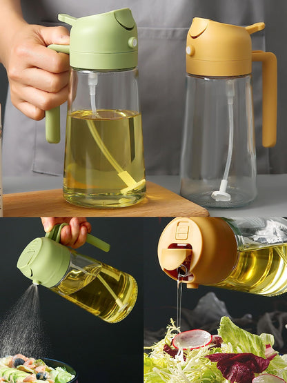 HOT SALE2 in 1 Glass Oil Sprayer & Dispenser(Buy 2 Get 10% OFF)