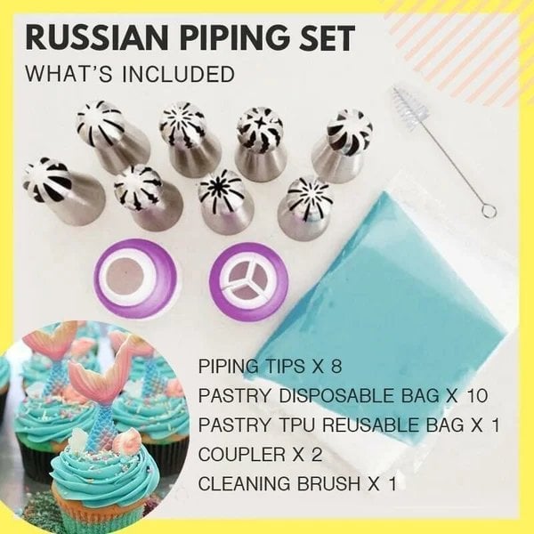 russian piping (22 piece set)