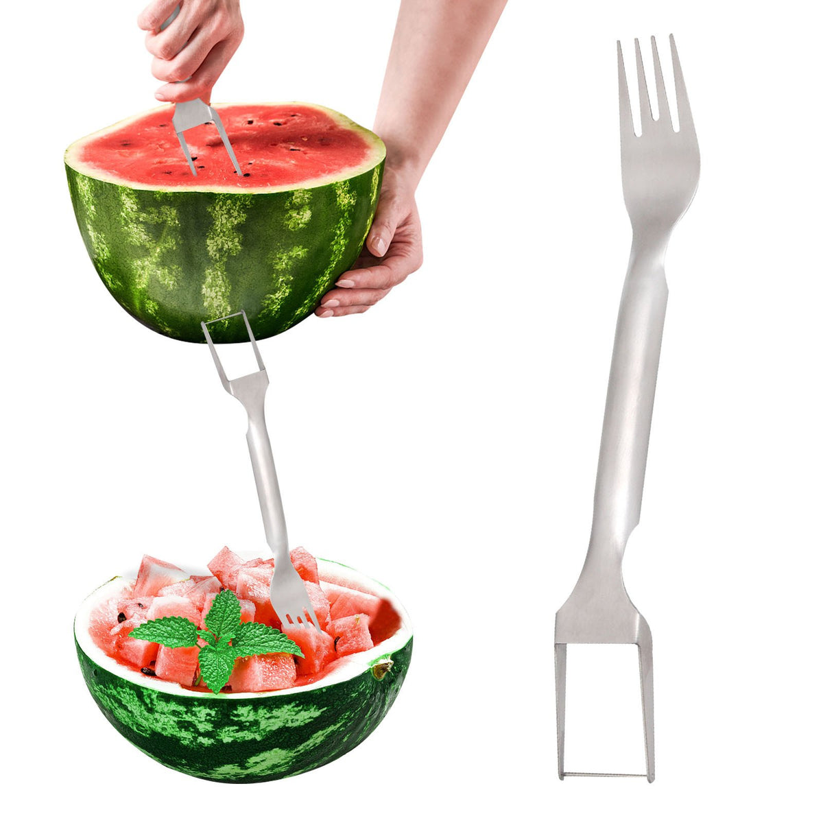 (2024 New Year Hot Sale-49% OFF)2-in-1 Stainless Steel Fruit Cutter
